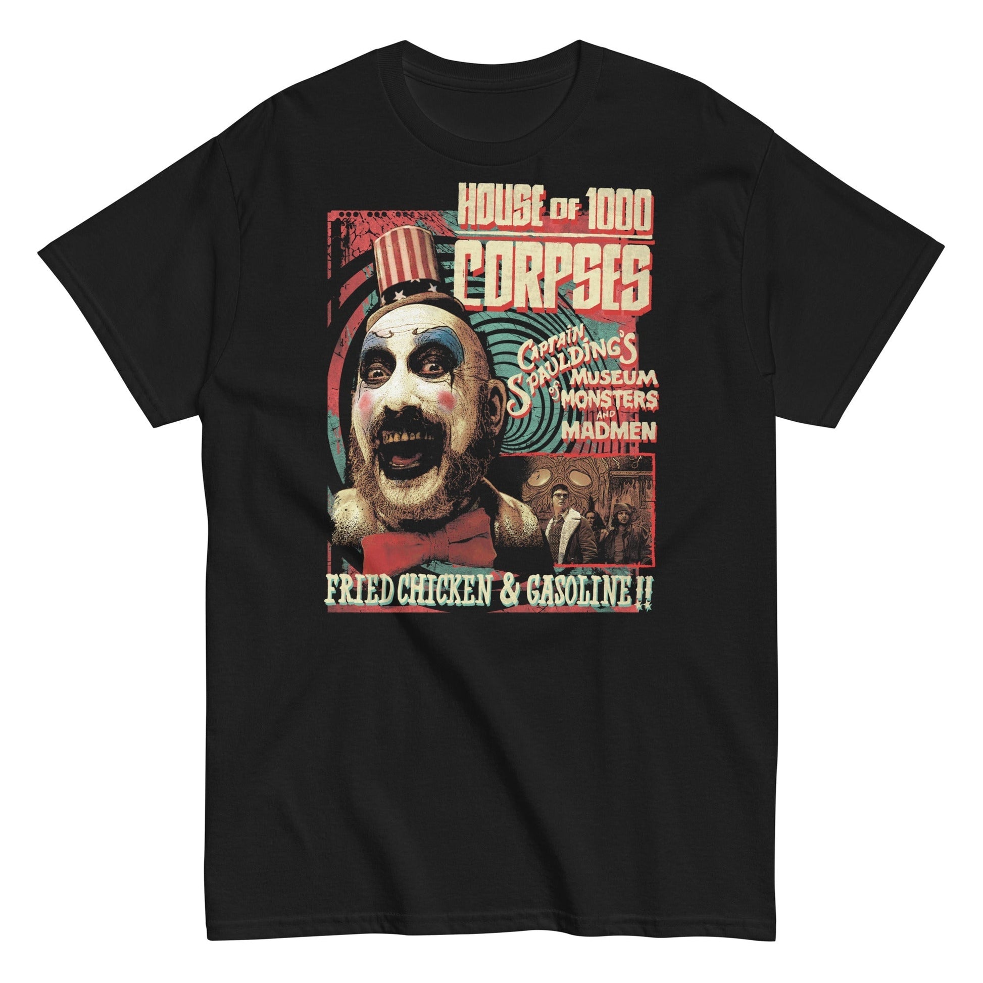 MERCHMOMENT Rob Zombie - Fried Chicken and Gasoline T-Shirt [Apparel] - Rock Band Apparel