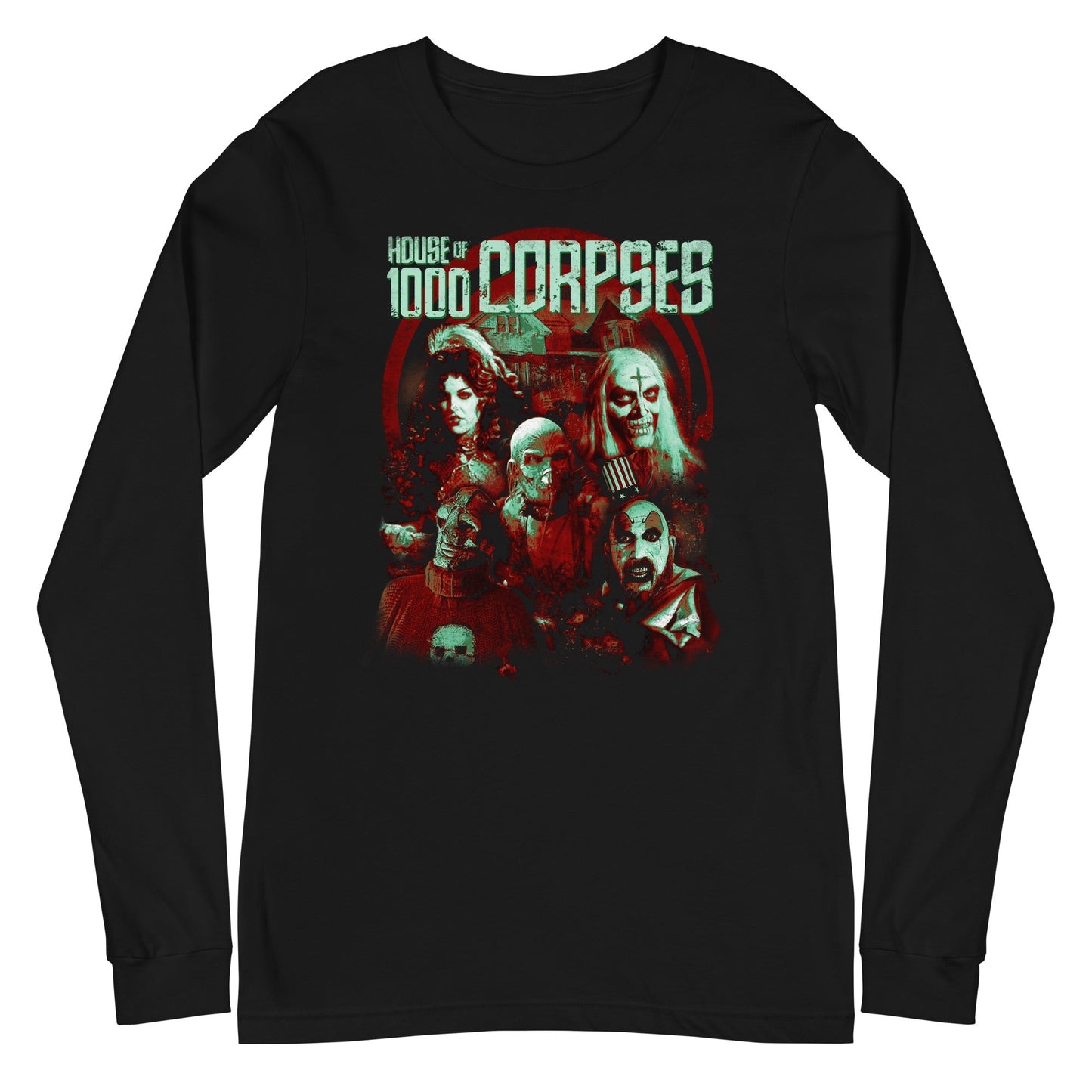 MerchMoment Rob Zombie - Green Corpses Long Sleeve T-Shirt [Apparel] Black