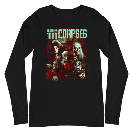 MerchMoment Rob Zombie - Green Corpses Long Sleeve T-Shirt [Apparel] Black
