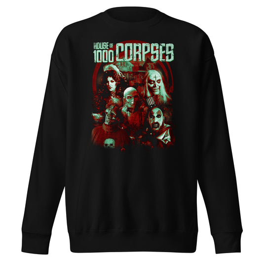 MerchMoment Rob Zombie - Green Corpses Sweatshirt [Apparel] Black