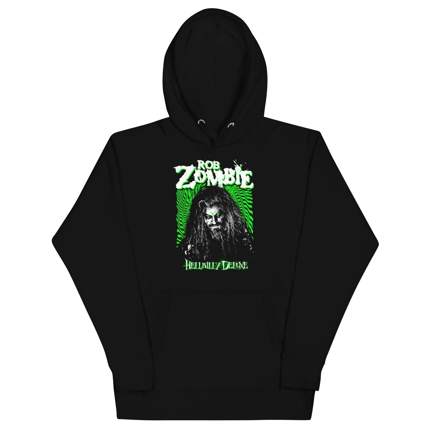 MerchMoment Rob Zombie - Hellbilly Green Hoodie [Apparel] Black