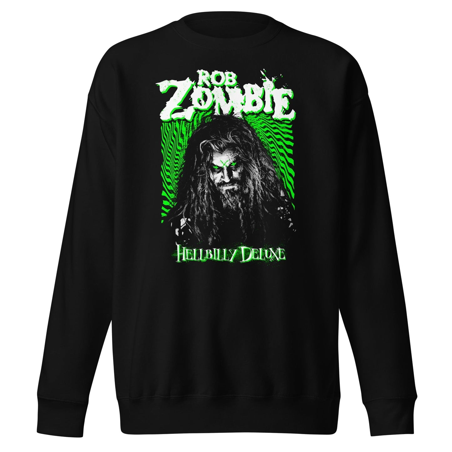 MerchMoment Rob Zombie - Hellbilly Green Sweatshirt [Apparel] Black