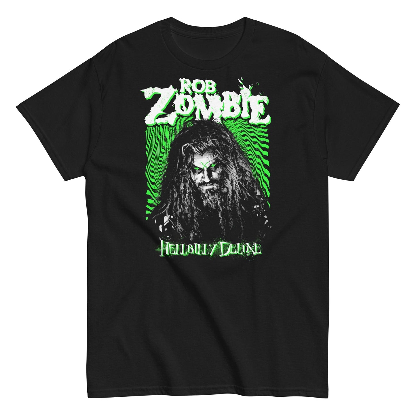 MerchMoment Rob Zombie - Hellbilly Green T-Shirt [Apparel] Black