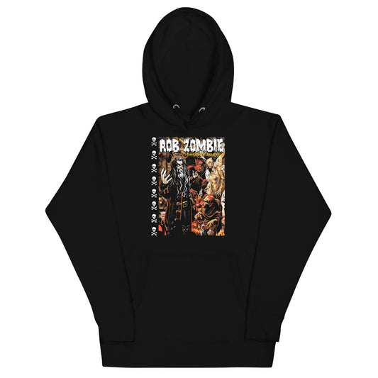 MERCHMOMENT Rob Zombie - Hellbilly Mural Hoodie [Apparel] - Rock Band Apparel