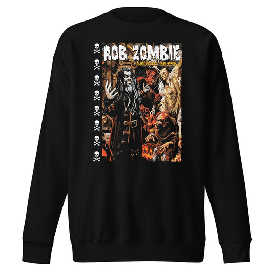 MerchMoment Rob Zombie - Hellbilly Mural Sweatshirt [Apparel] Black