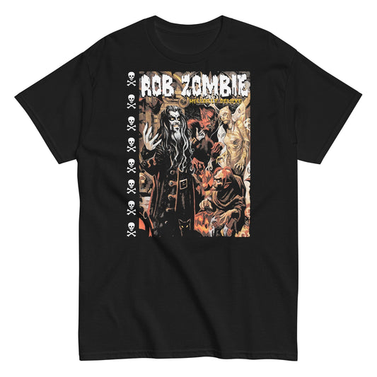 MerchMoment Rob Zombie - Hellbilly Mural T-Shirt [Apparel] Black