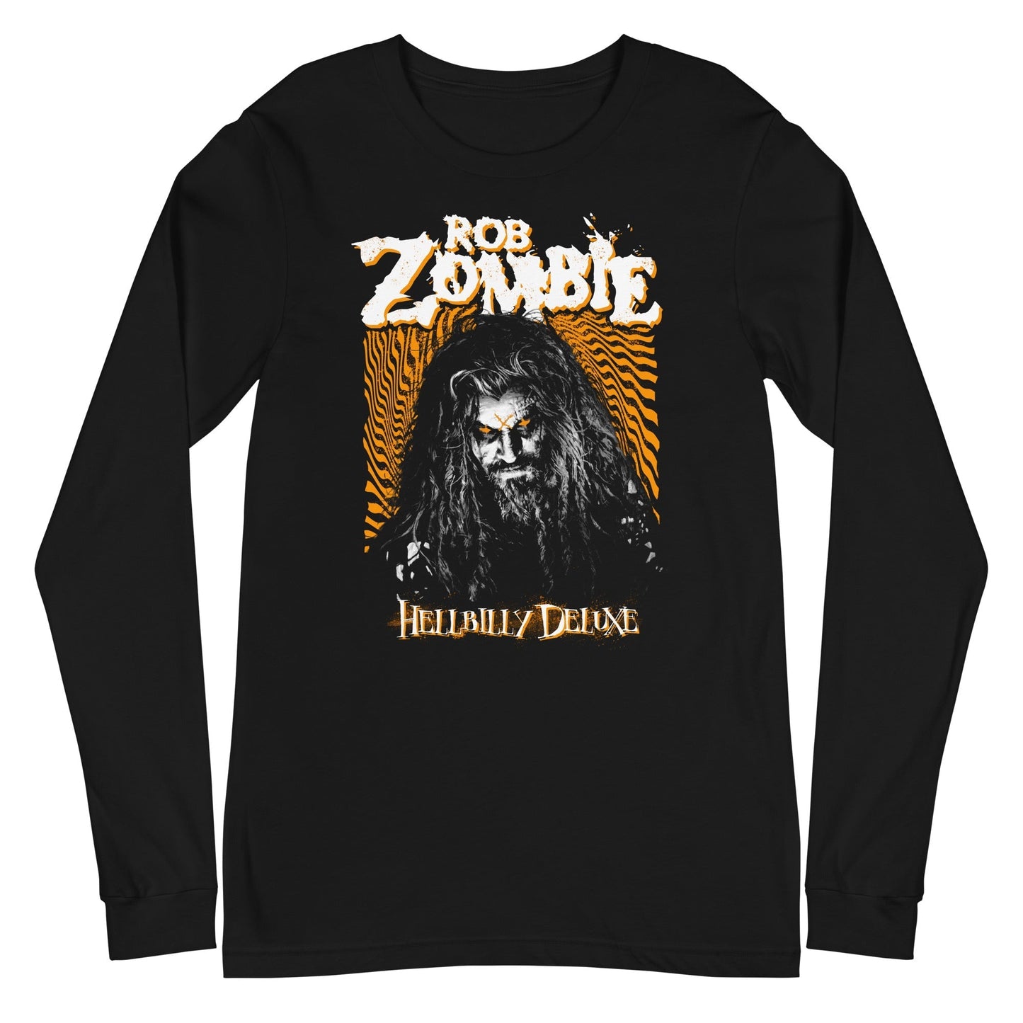 MERCHMOMENT Rob Zombie - Hellbilly Orange Long Sleeve T-Shirt [Apparel] - Rock Band Apparel