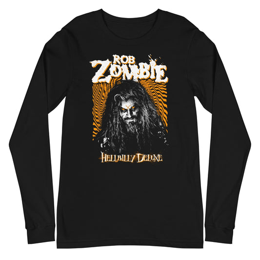 MERCHMOMENT Rob Zombie - Hellbilly Orange Long Sleeve T-Shirt [Apparel] - Rock Band Apparel
