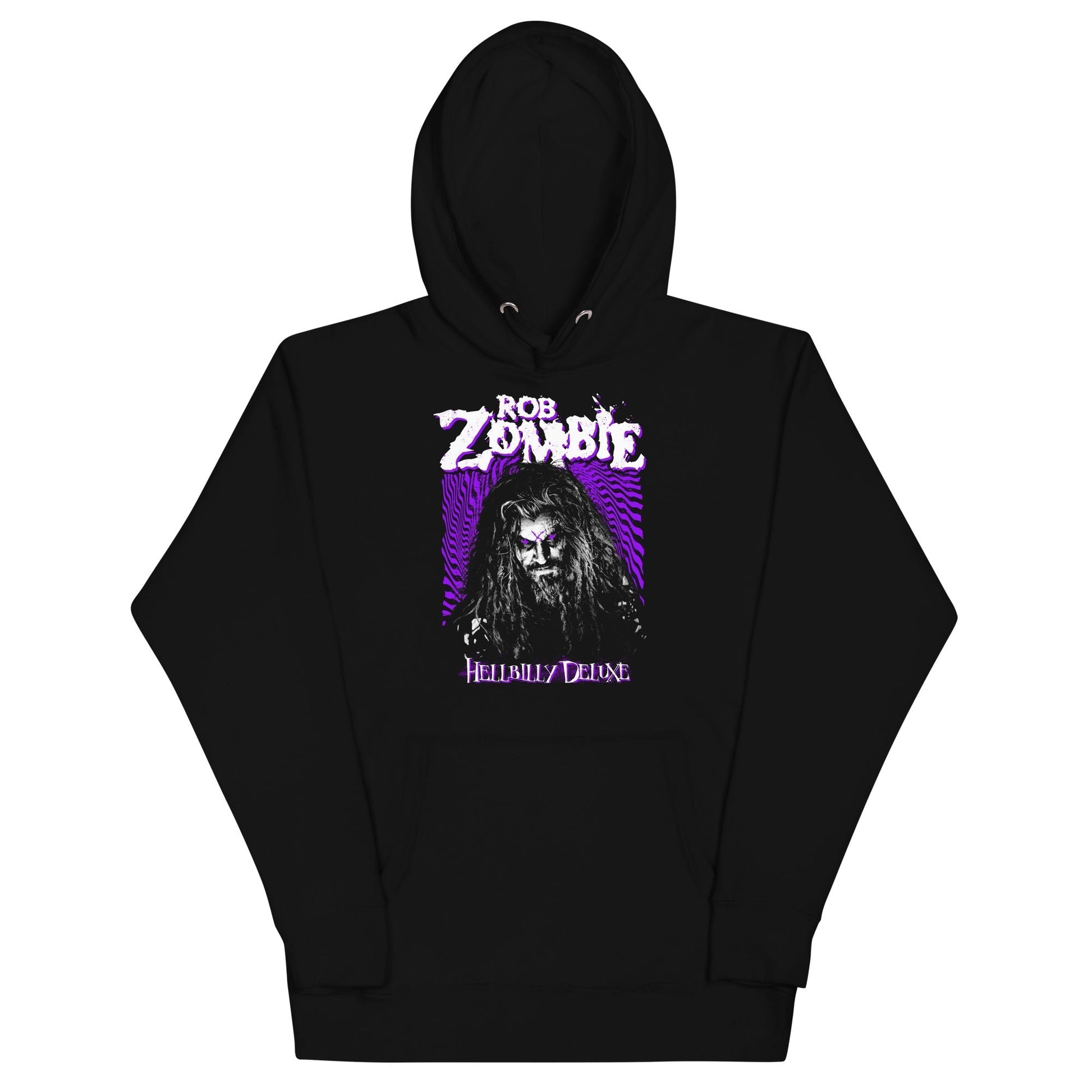 MerchMoment Rob Zombie - Hellbilly Purple Hoodie [Apparel] Black