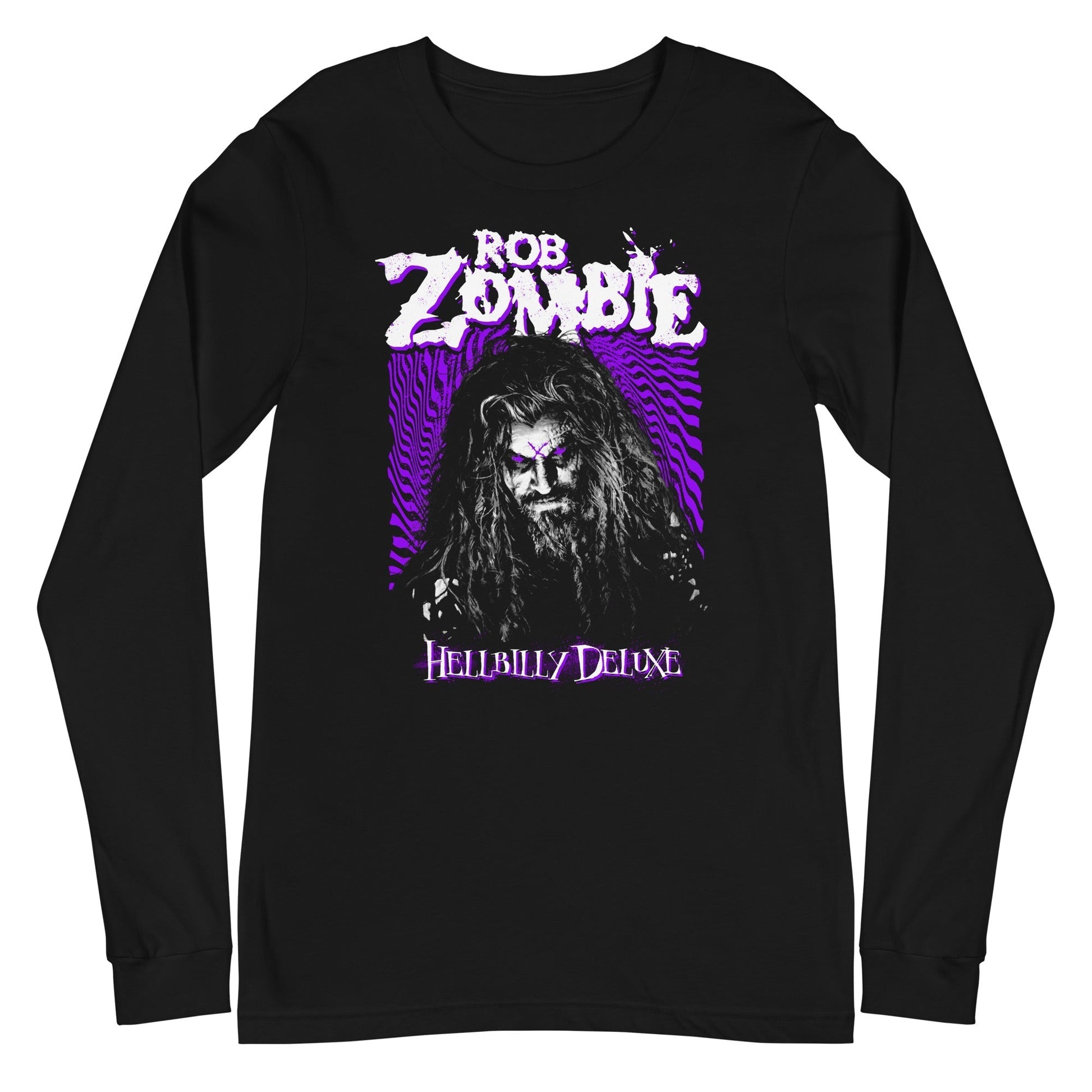 MERCHMOMENT Rob Zombie - Hellbilly Purple Long Sleeve T-Shirt [Apparel] - Rock Band Apparel