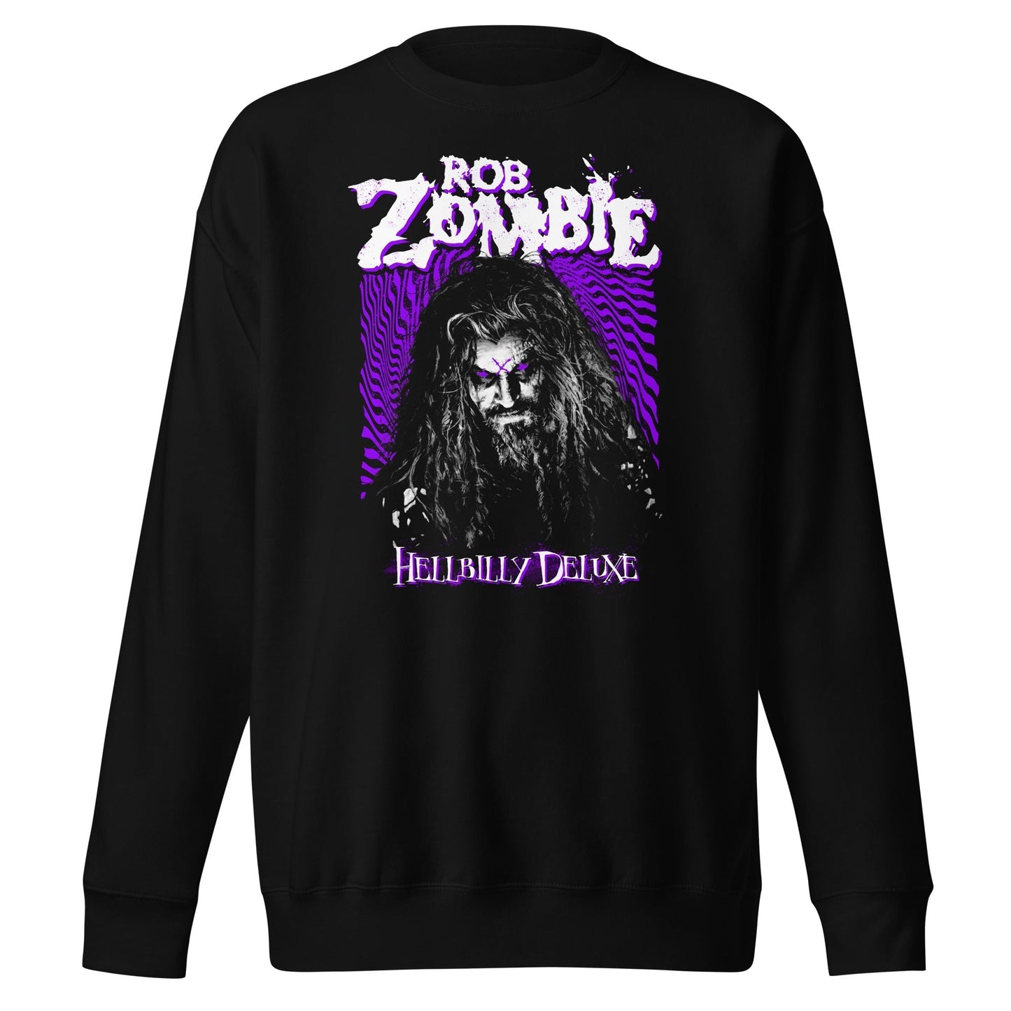 MerchMoment Rob Zombie - Hellbilly Purple Sweatshirt [Apparel] Black