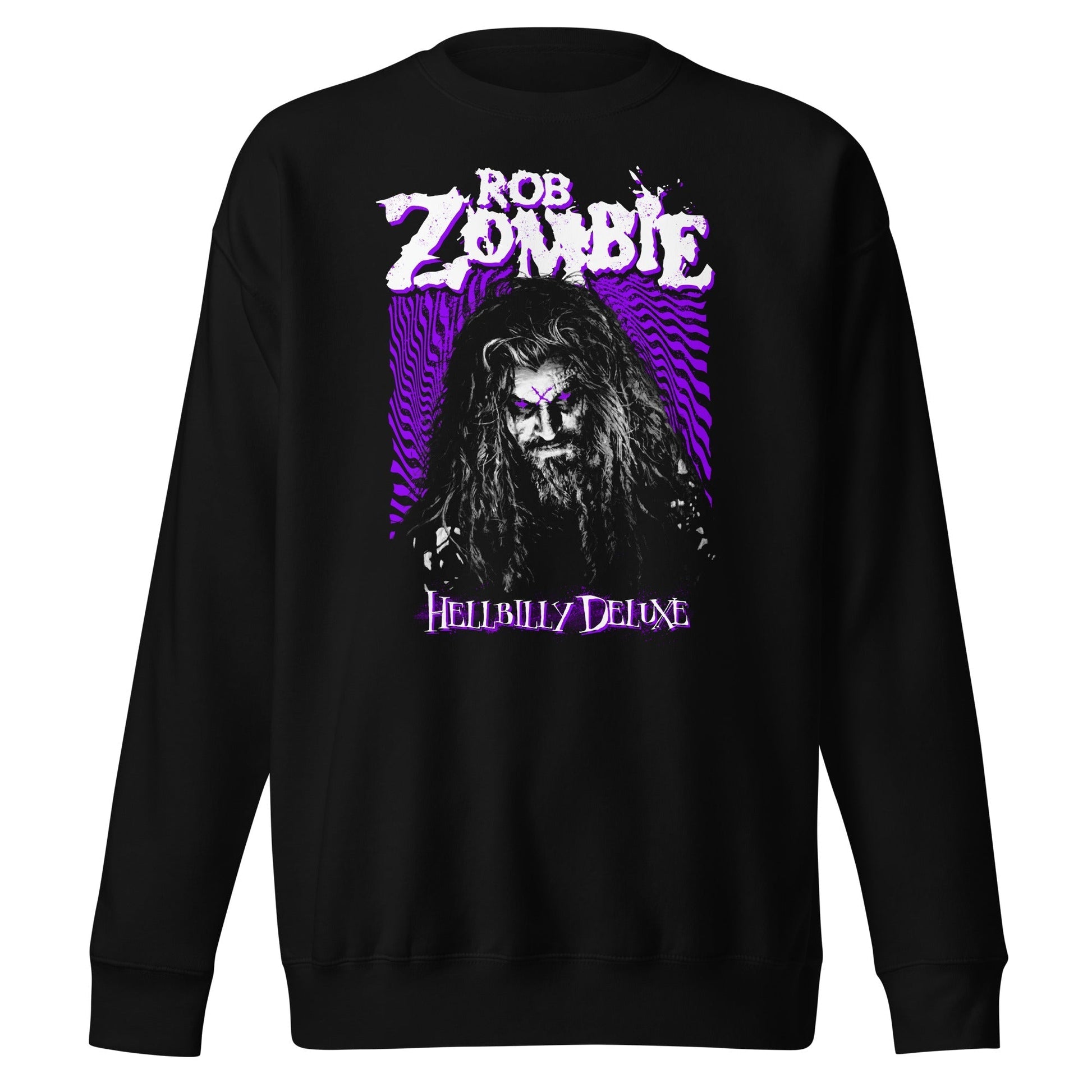 MerchMoment Rob Zombie - Hellbilly Purple Sweatshirt [Apparel] Black