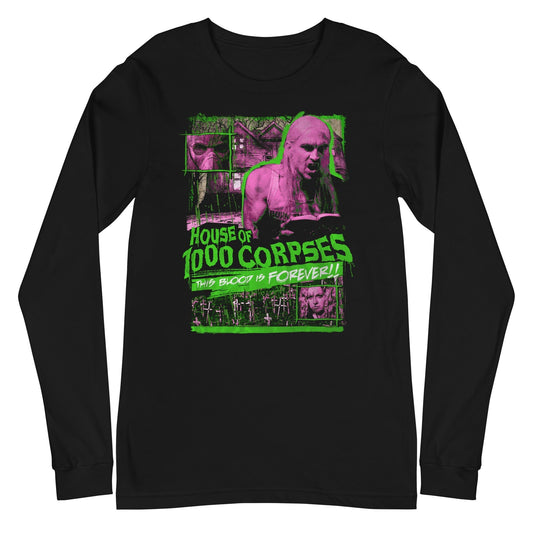 MerchMoment Rob Zombie - House of 1000 Corpses Long Sleeve T-Shirt [Apparel] Black