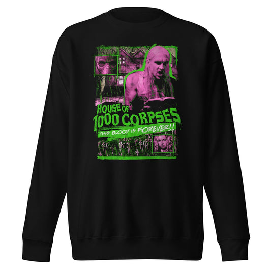 MERCHMOMENT Rob Zombie - House of 1000 Corpses Sweatshirt [Apparel] - Rock Band Apparel