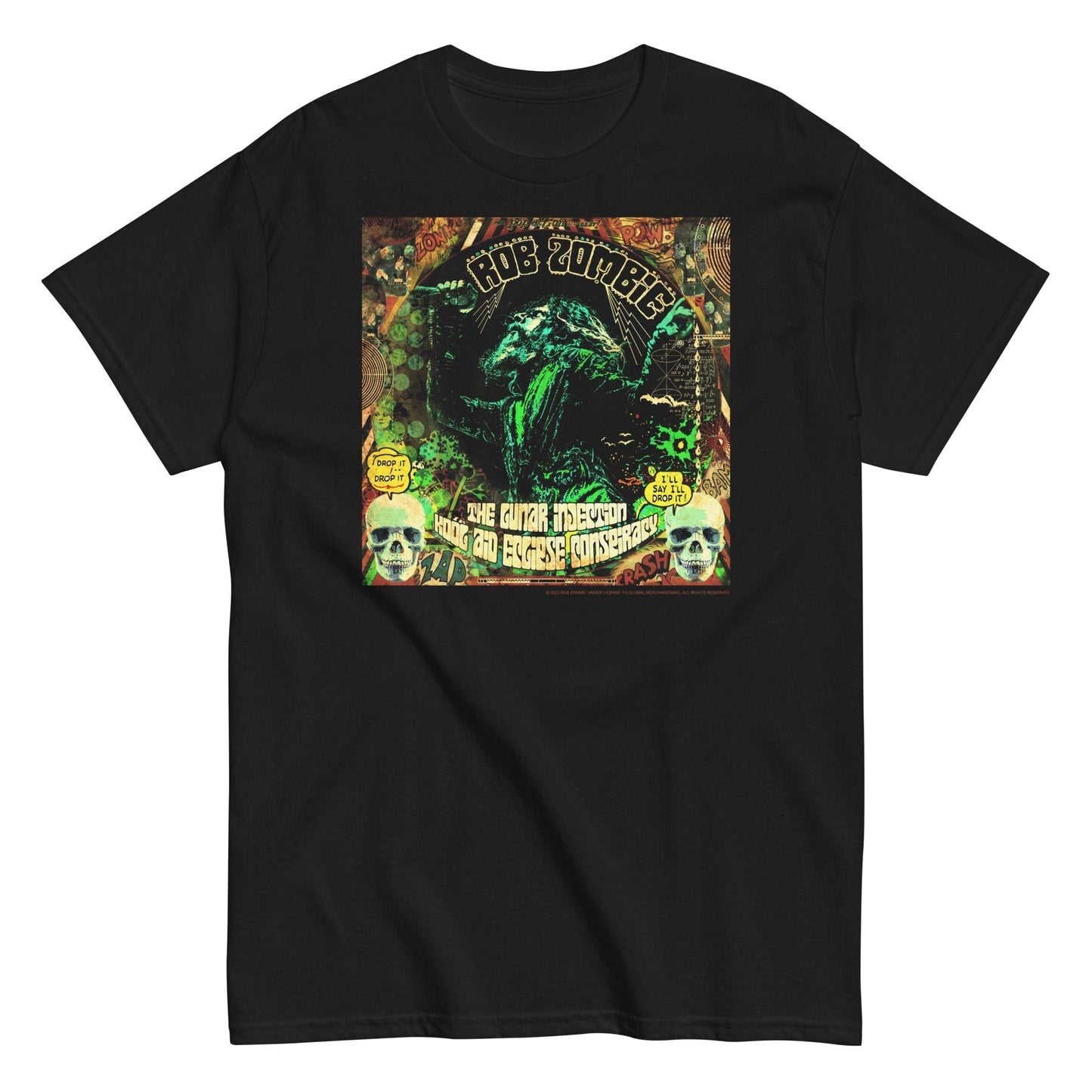 MerchMoment Rob Zombie - Lunar Injection T-Shirt [Apparel] Black