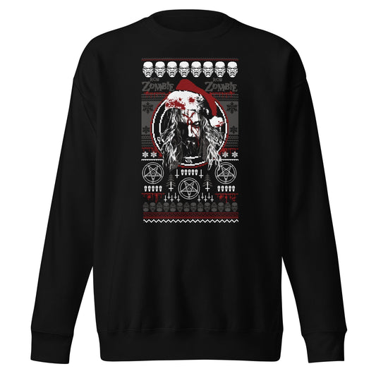 MerchMoment Rob Zombie - Merry Christmas Sweatshirt [Apparel] Black