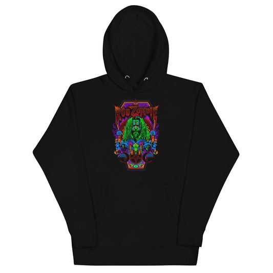 MERCHMOMENT Rob Zombie - Psychedelic Hoodie [Apparel] - Rock Band Apparel