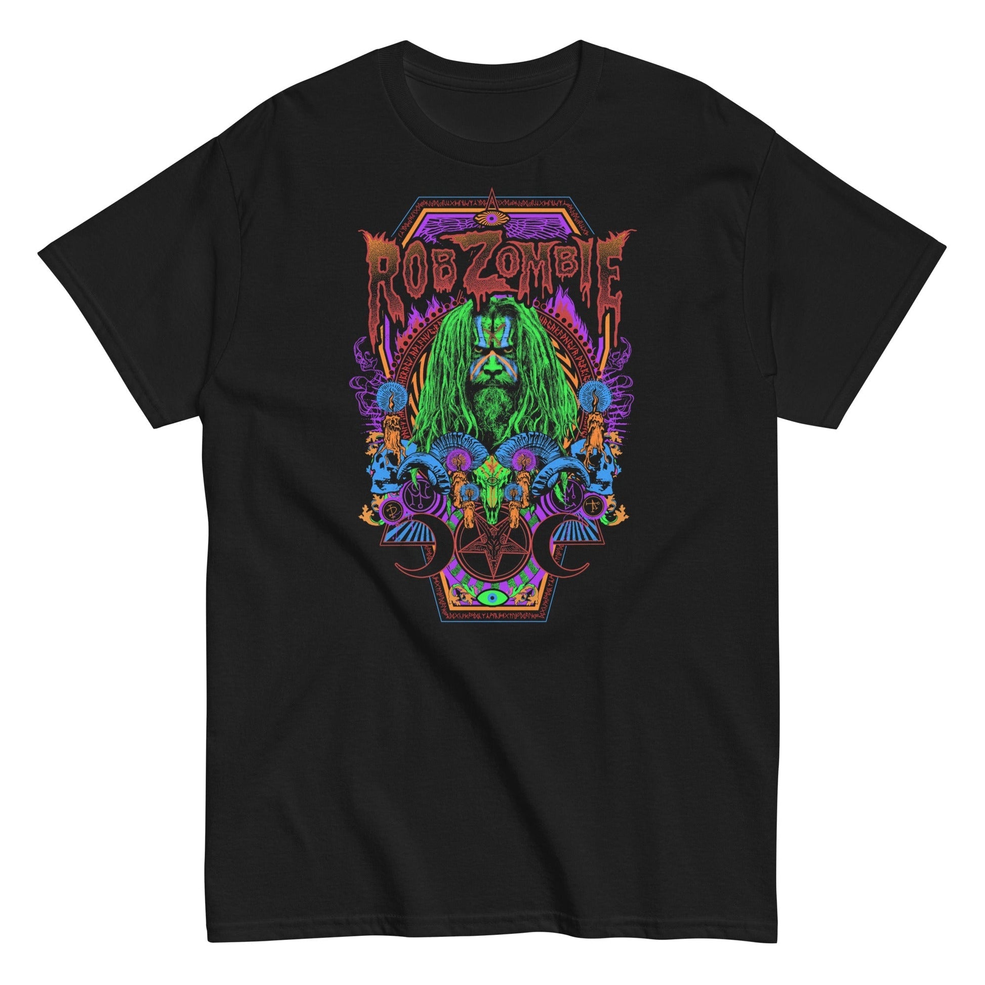 MerchMoment Rob Zombie - Psychedelic T-Shirt [Apparel] Black