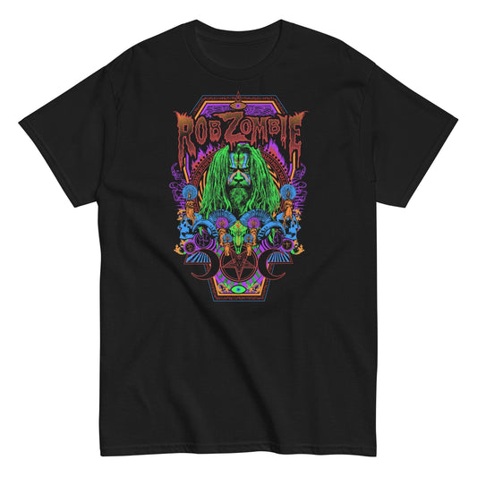 MerchMoment Rob Zombie - Psychedelic T-Shirt [Apparel] Black
