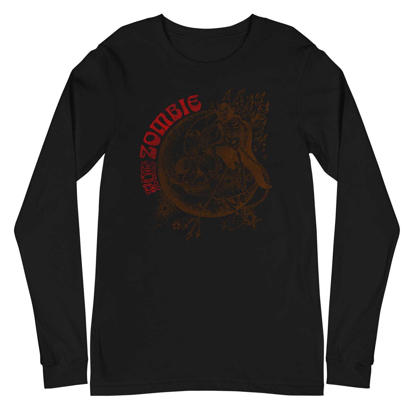 MERCHMOMENT Rob Zombie - Red Rob Long Sleeve T-Shirt [Apparel] - Rock Band Apparel