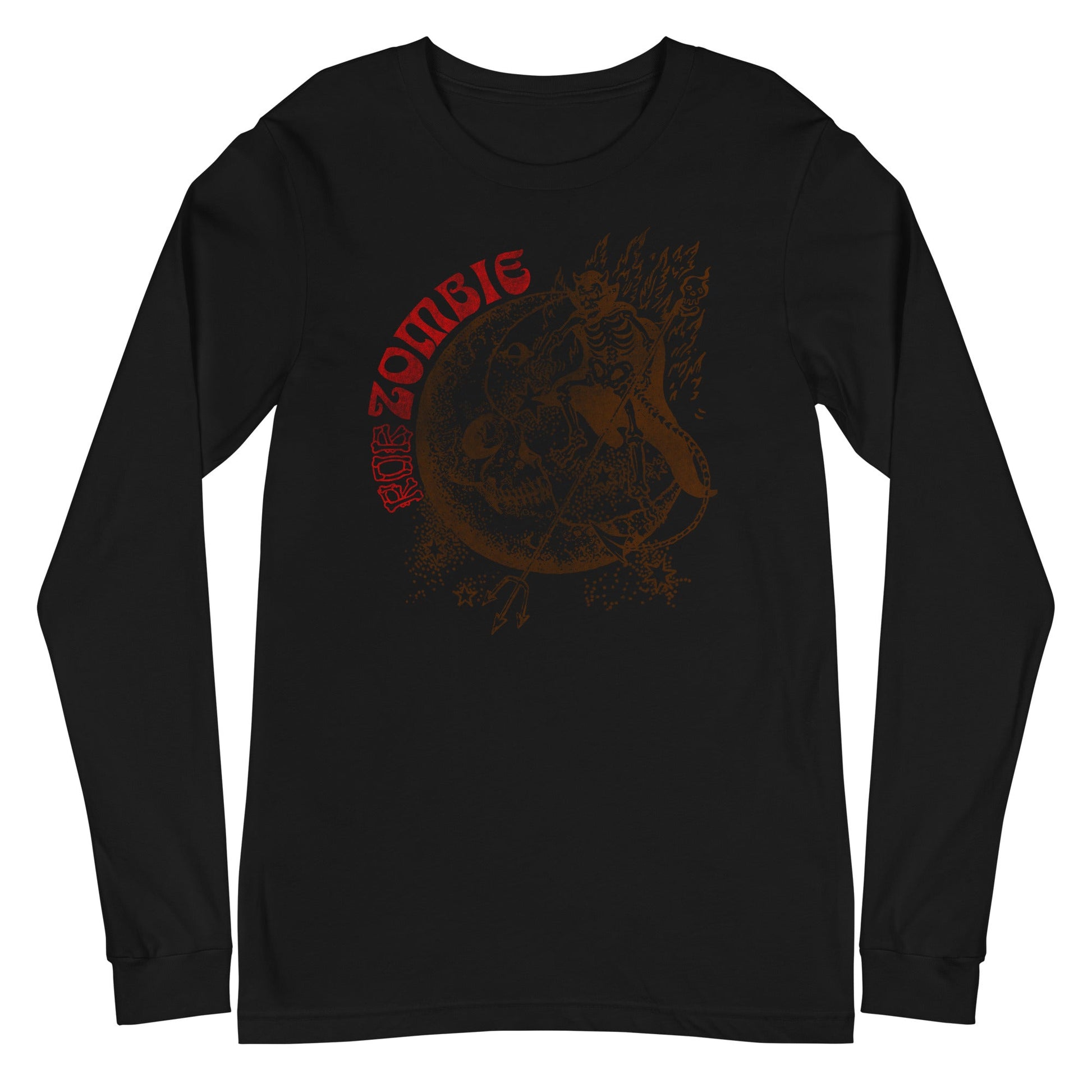 MERCHMOMENT Rob Zombie - Red Rob Long Sleeve T-Shirt [Apparel] - Rock Band Apparel
