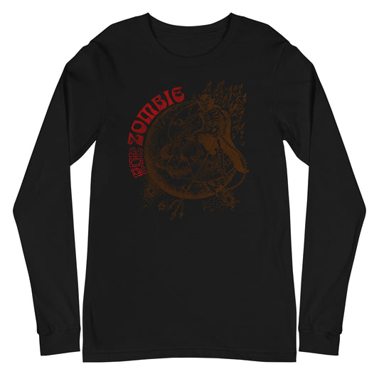 MERCHMOMENT Rob Zombie - Red Rob Long Sleeve T-Shirt [Apparel] - Rock Band Apparel