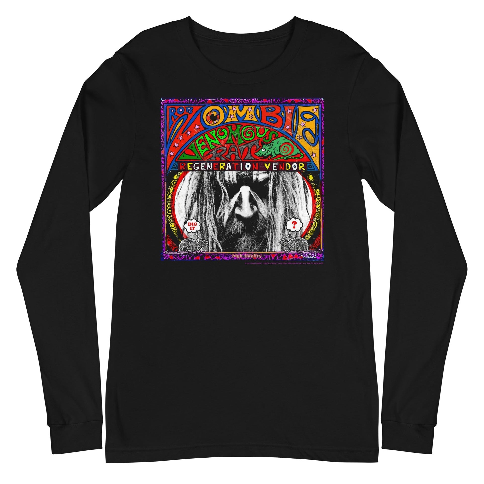 MERCHMOMENT Rob Zombie - Regeneration Long Sleeve T-Shirt [Apparel] - Rock Band Apparel
