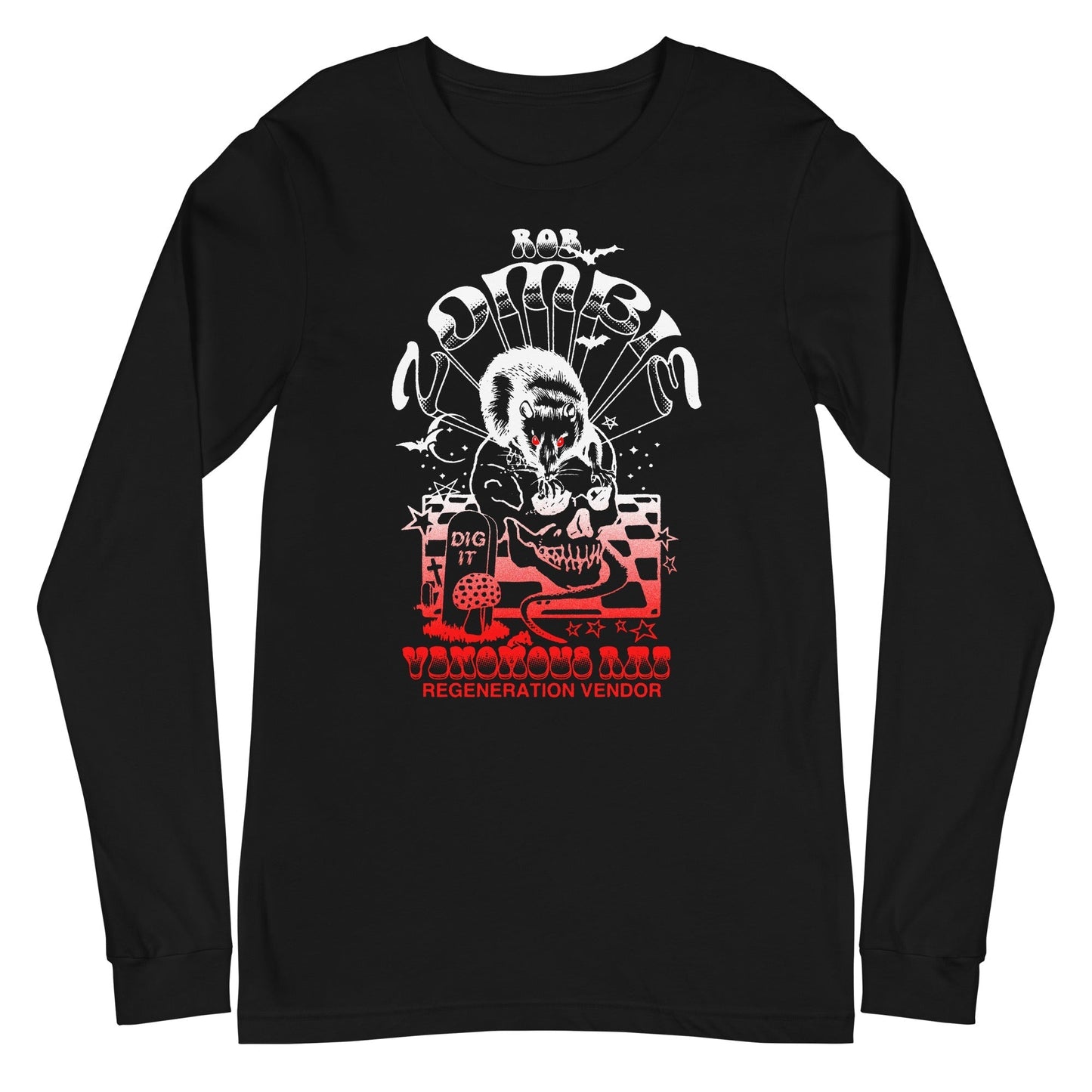 MERCHMOMENT Rob Zombie - Regeneration Vendor Long Sleeve T-Shirt [Apparel] - Rock Band Apparel