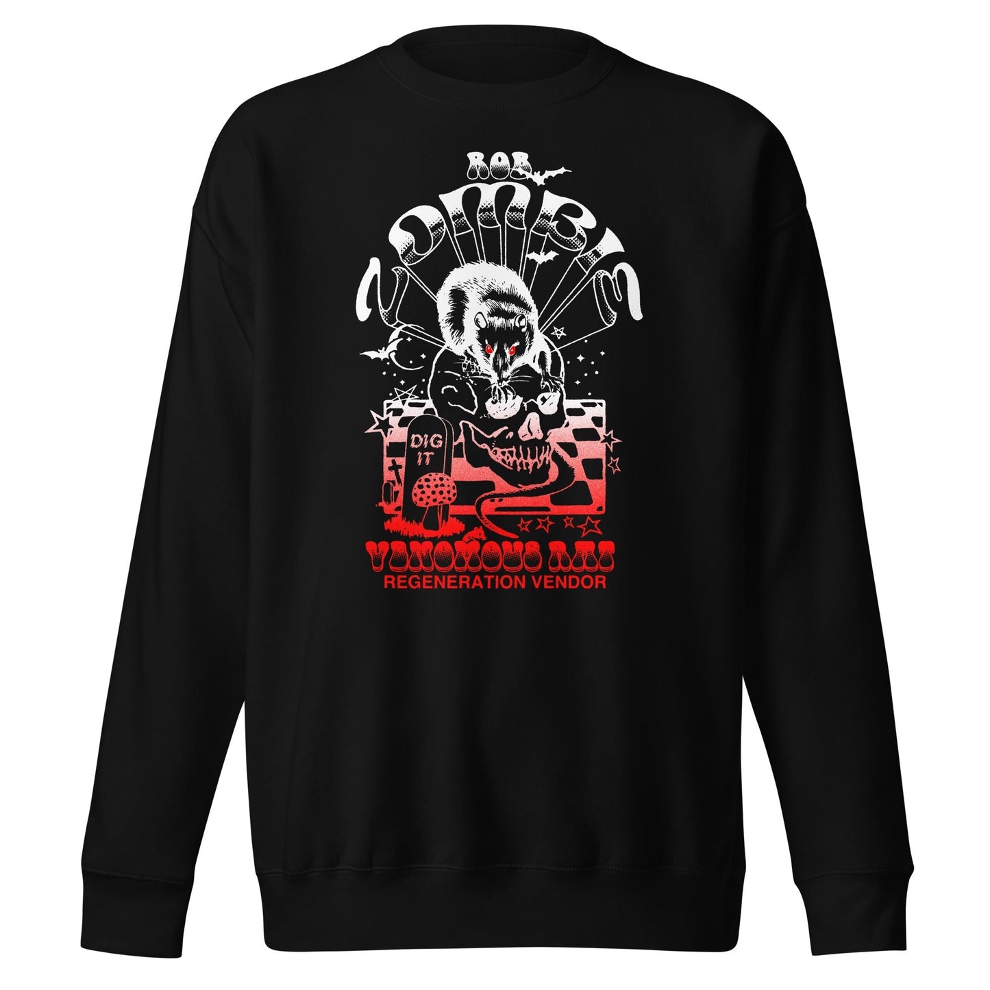 MerchMoment Rob Zombie - Regeneration Vendor Sweatshirt [Apparel] Black