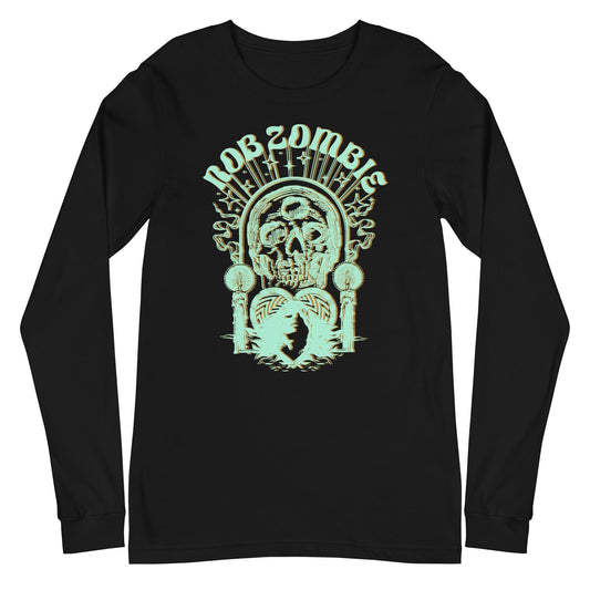MERCHMOMENT Rob Zombie - Shrooms Rob Long Sleeve T-Shirt [Apparel] - Rock Band Apparel