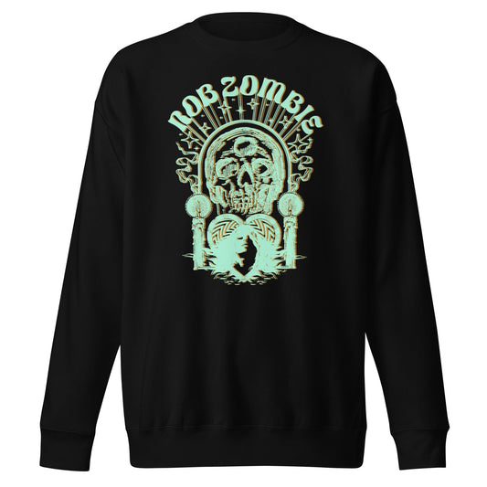MerchMoment Rob Zombie - Shrooms Rob Sweatshirt [Apparel] Black