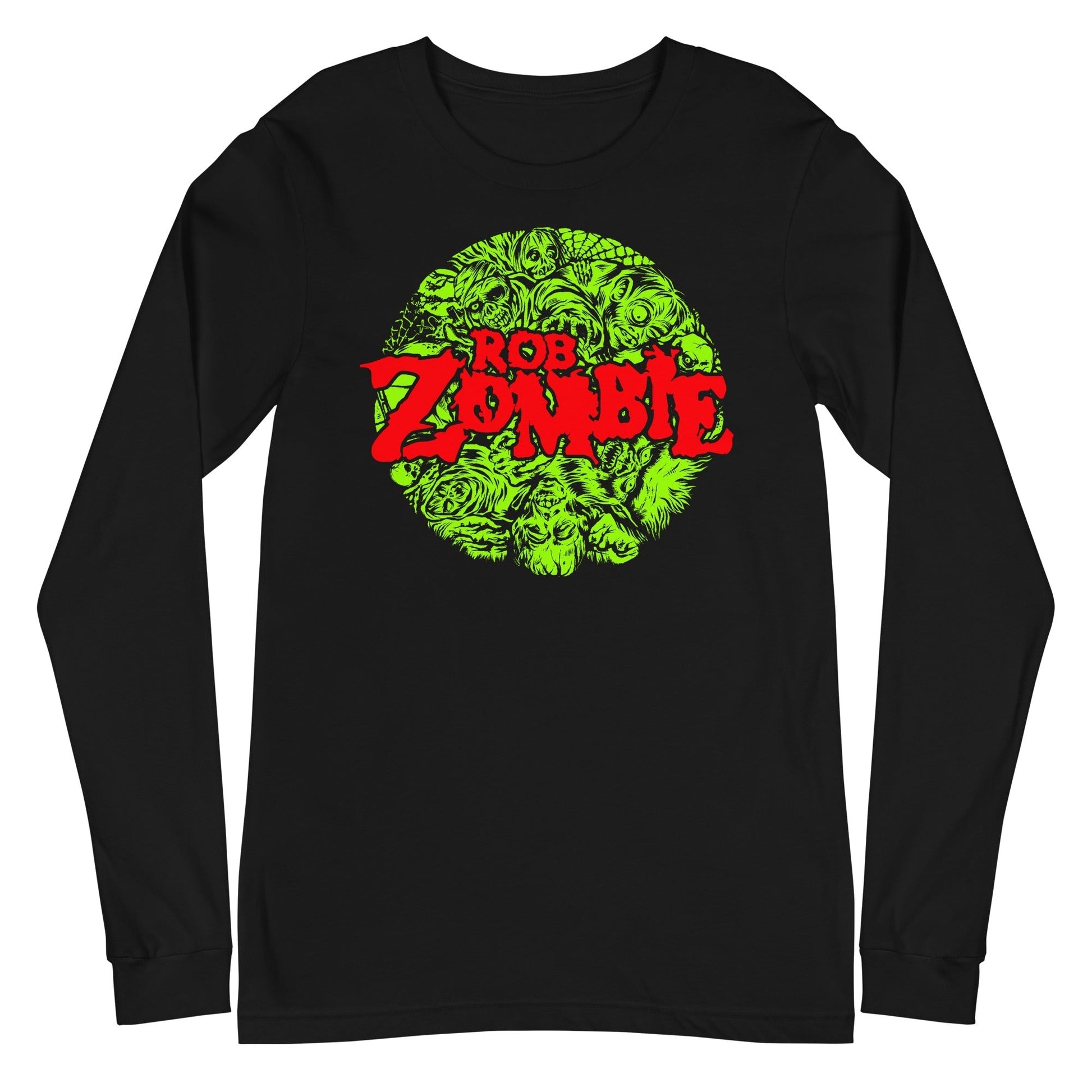 MERCHMOMENT Rob Zombie - Slime Logo Long Sleeve T-Shirt [Apparel] - Rock Band Apparel