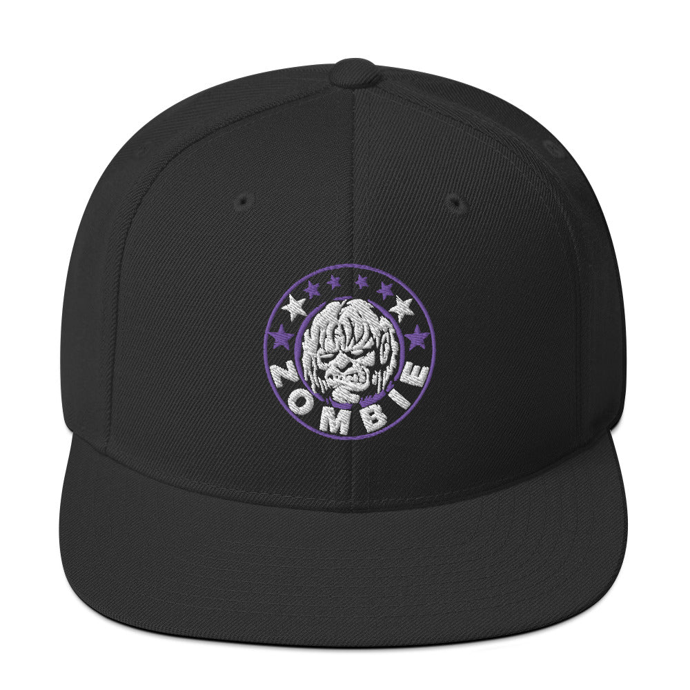 MerchMoment Rob Zombie Staring Black Embroidered Snap Back Hat [Apparel]