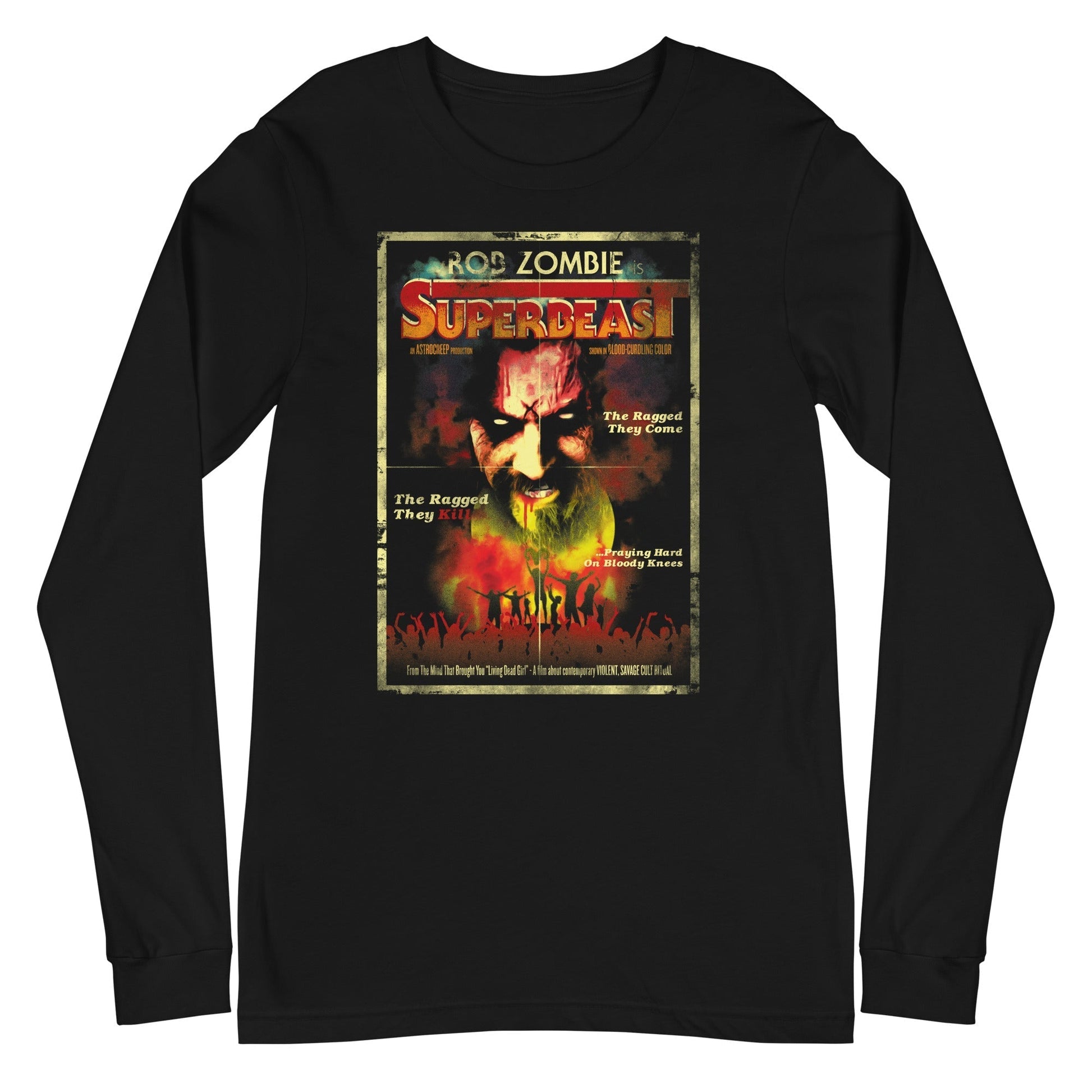MerchMoment Rob Zombie - Superbeast Long Sleeve T-Shirt [Apparel] Black