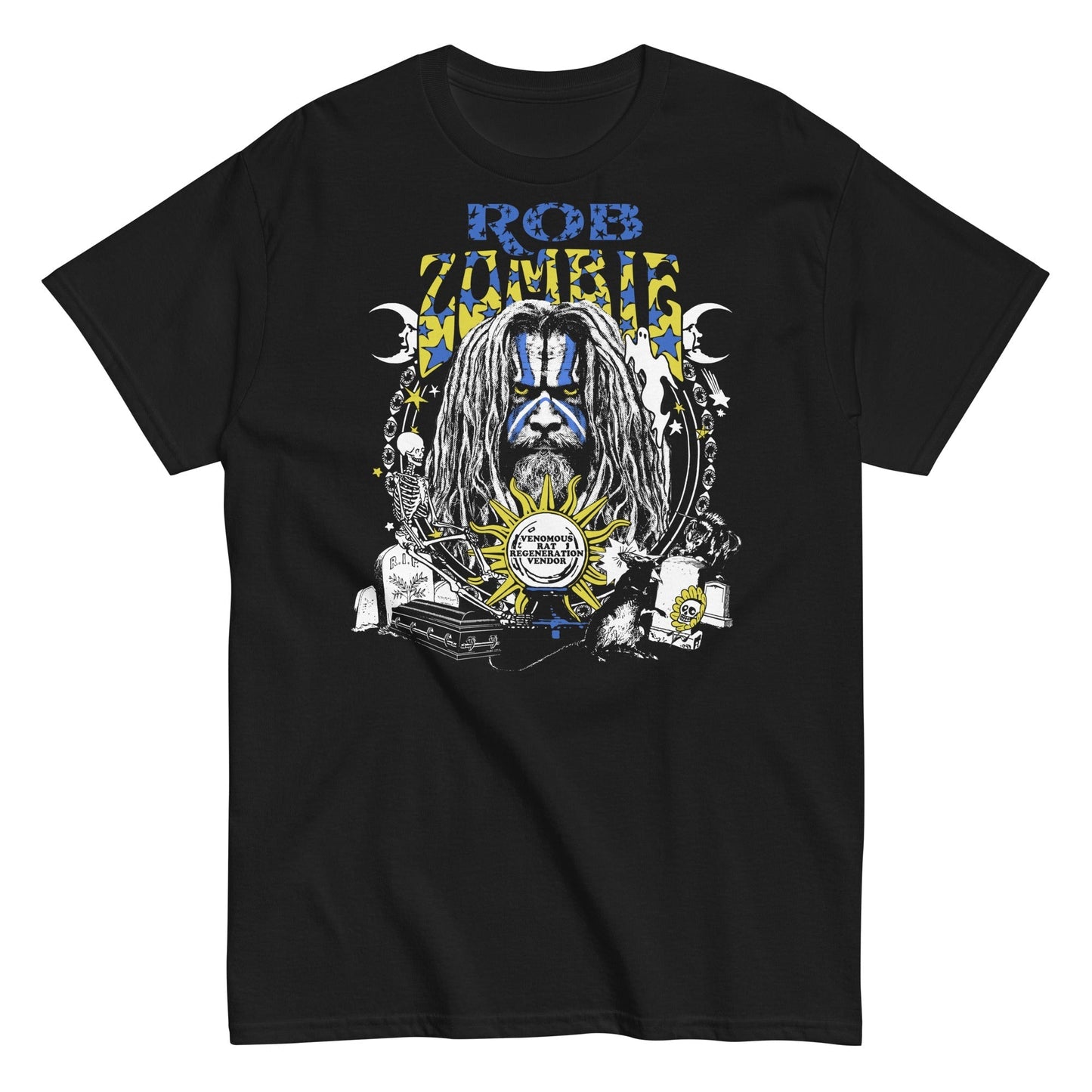 MerchMoment Rob Zombie - Venemous Rat T-Shirt [Apparel] Black