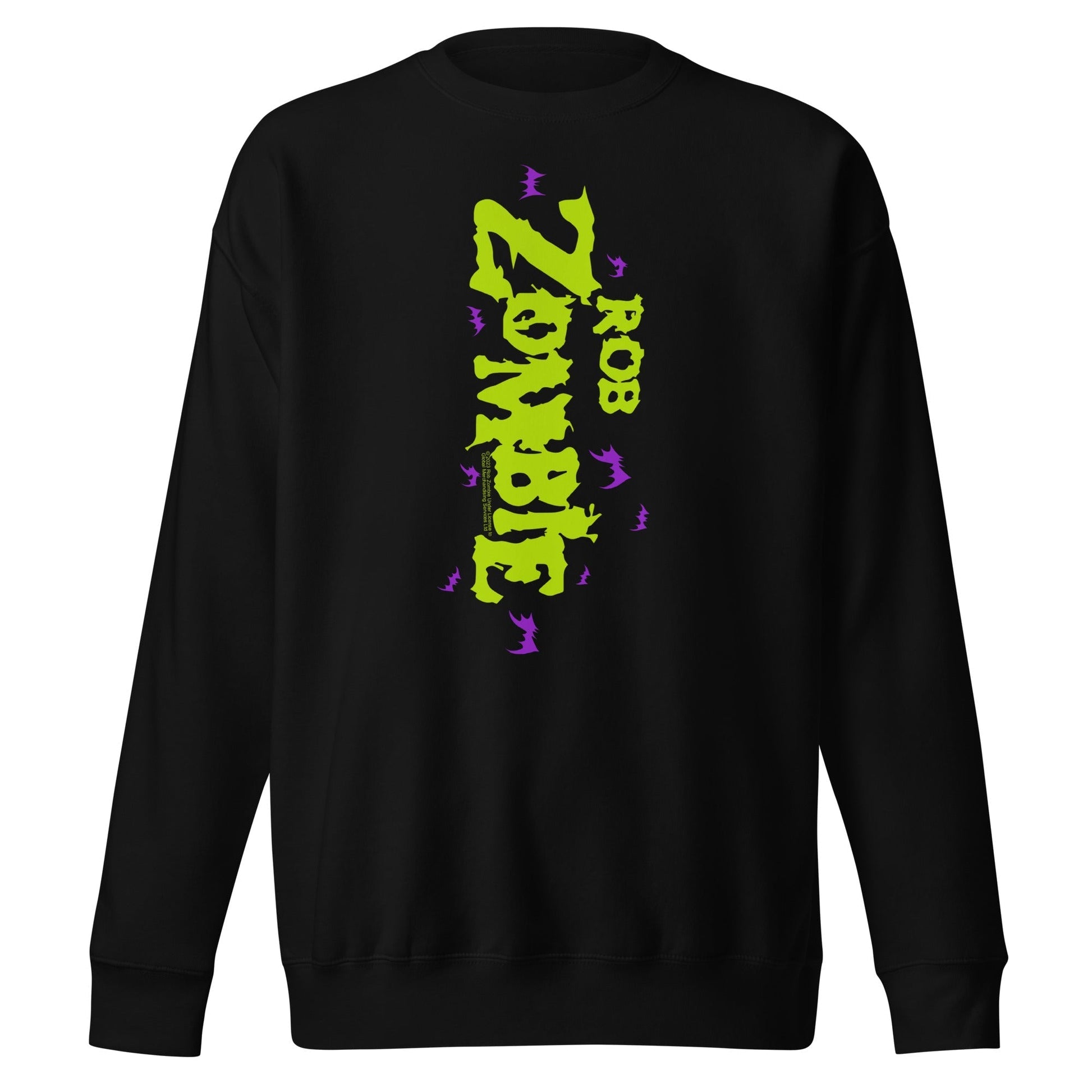 MerchMoment Rob Zombie - Vertical Logo Sweatshirt [Apparel] Black
