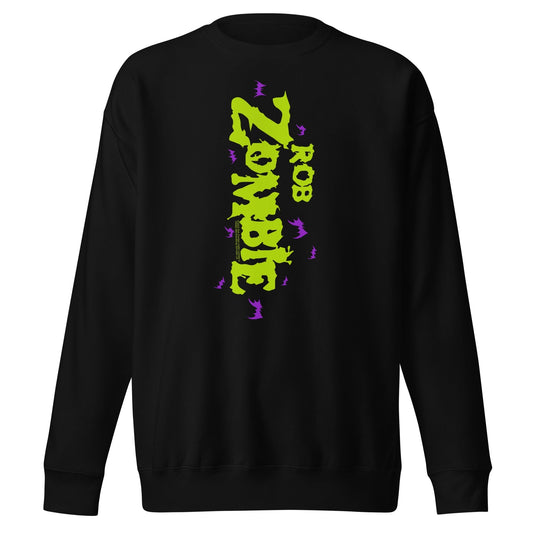 MerchMoment Rob Zombie - Vertical Logo Sweatshirt [Apparel] Black