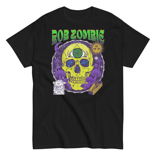 MerchMoment Rob Zombie - Yellow Skull T-Shirt [Apparel] Black
