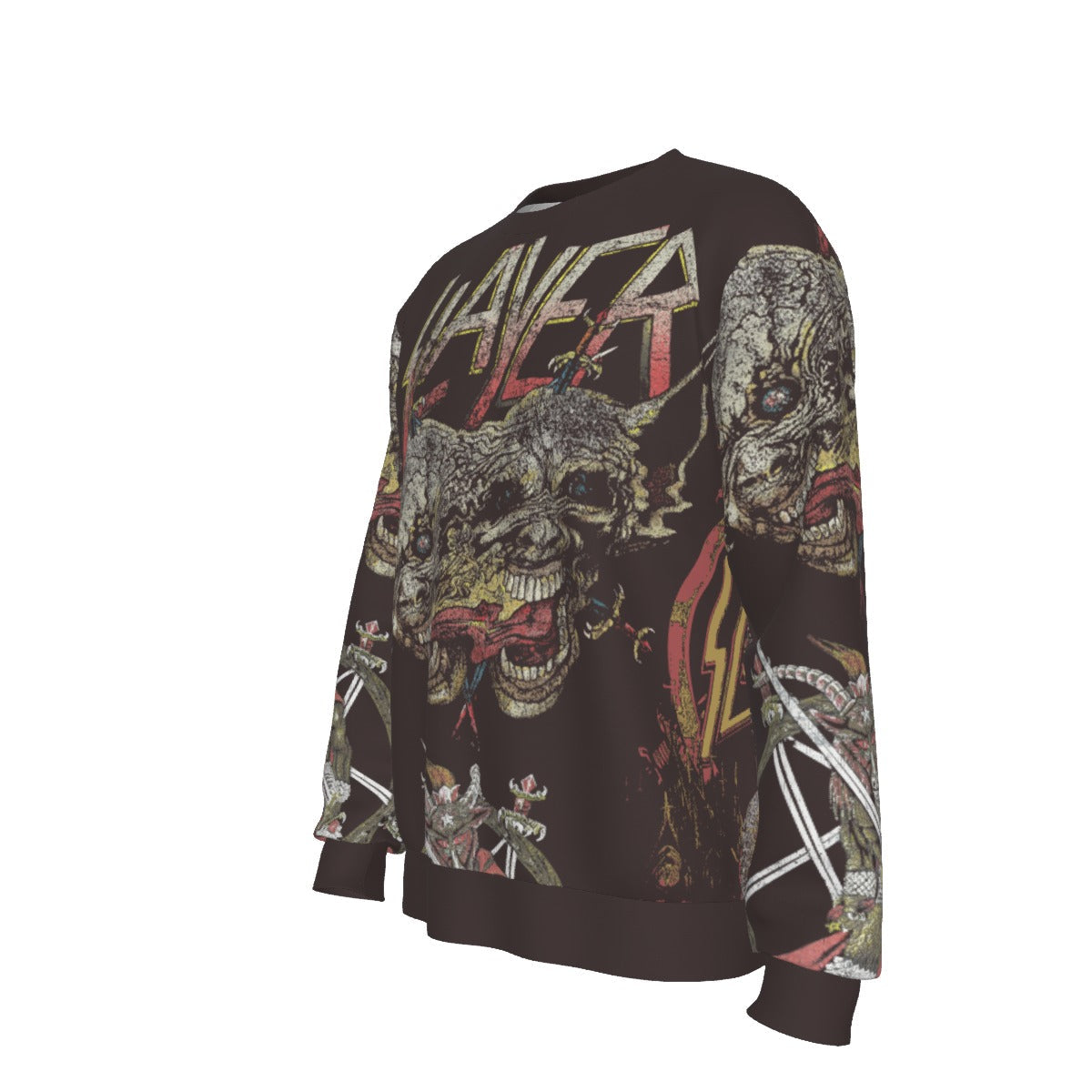 MerchMoment Slayer 666 Ways All Over Print Sweatshirt [Apparel] As Shown