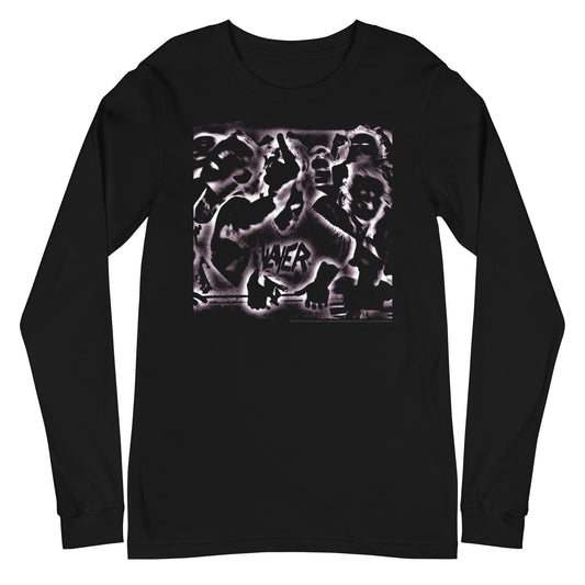 MERCHMOMENT Slayer - Abstract Logo Long Sleeve T-Shirt [Apparel] - Rock Band Apparel