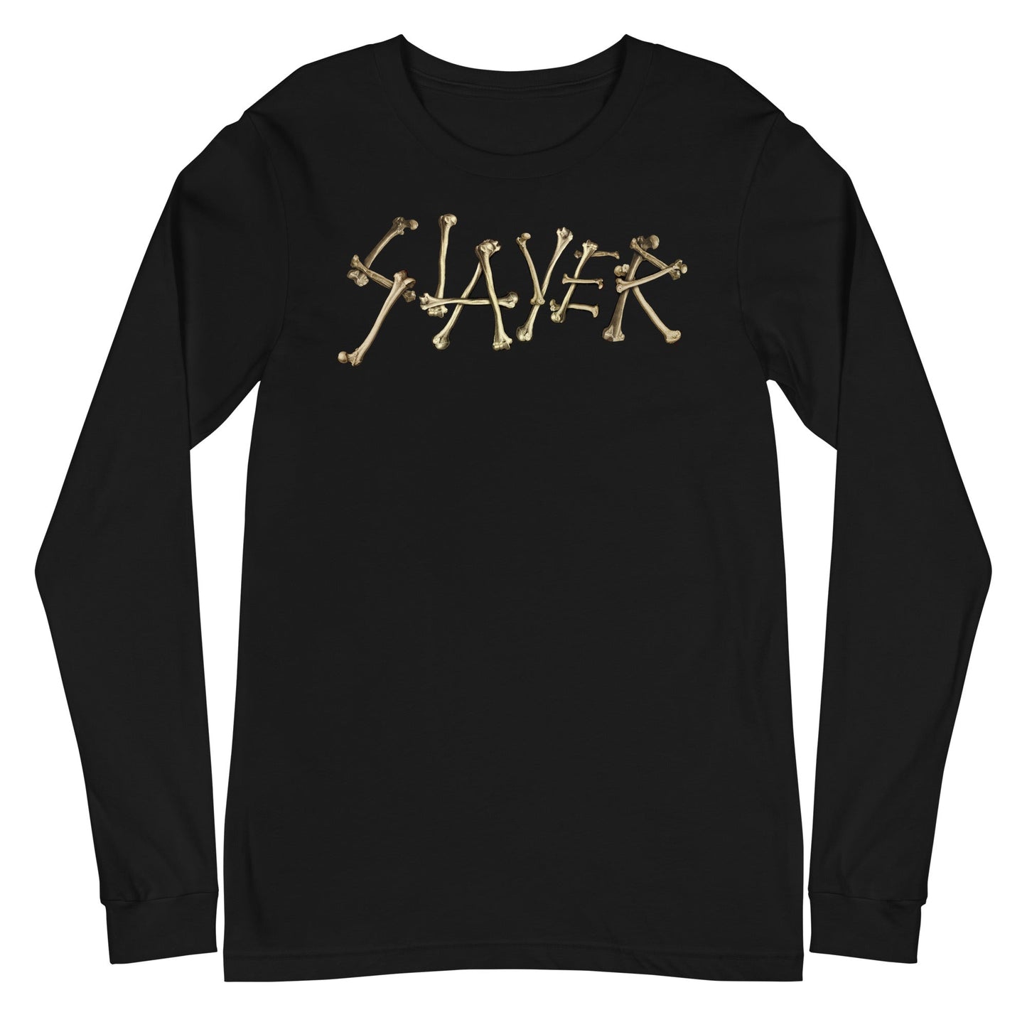 MERCHMOMENT Slayer - Bone Logo Long Sleeve T-Shirt [Apparel] - Rock Band Apparel