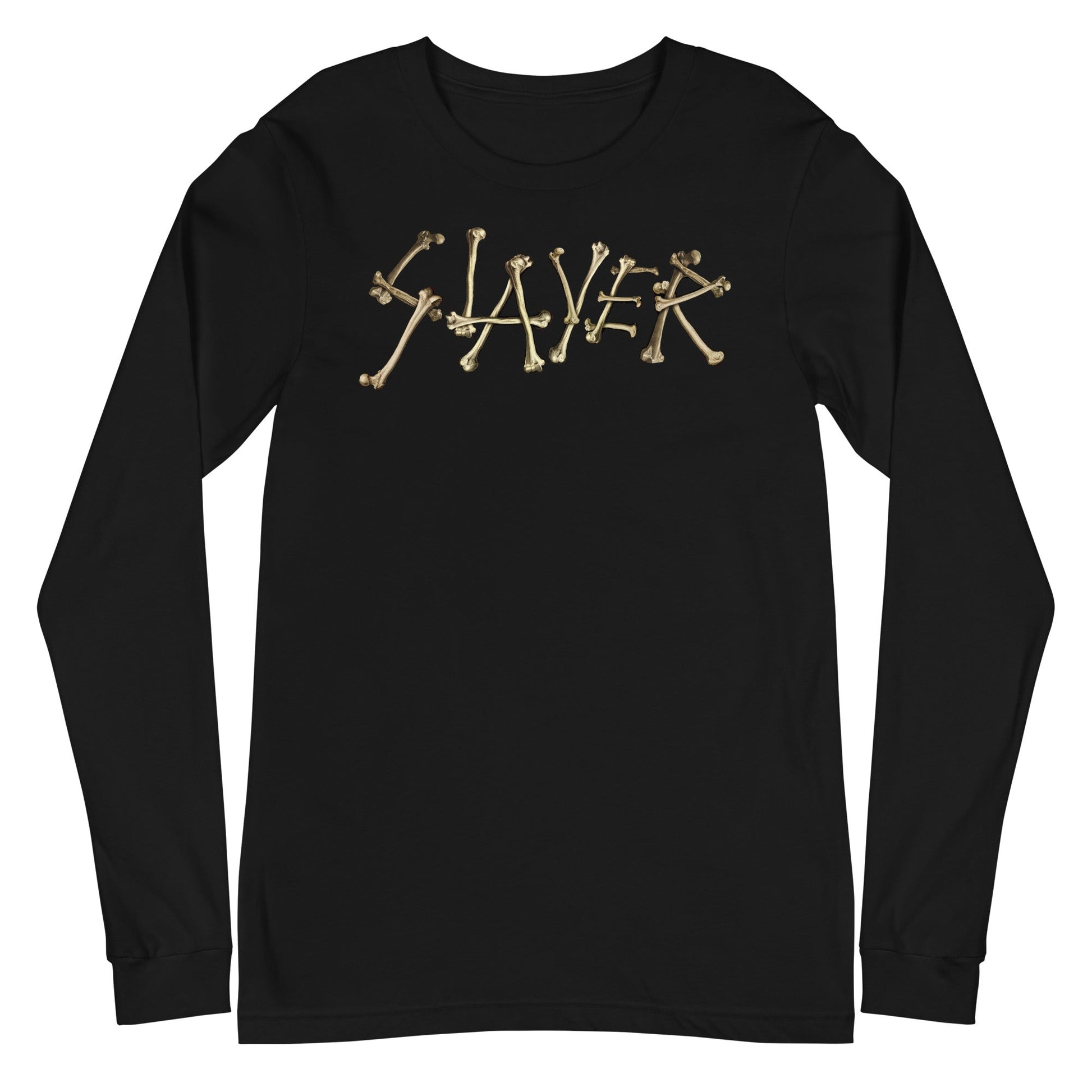 MERCHMOMENT Slayer - Bone Logo Long Sleeve T-Shirt [Apparel] - Rock Band Apparel