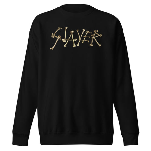 MerchMoment Slayer - Bone Logo Sweatshirt [Apparel] Black