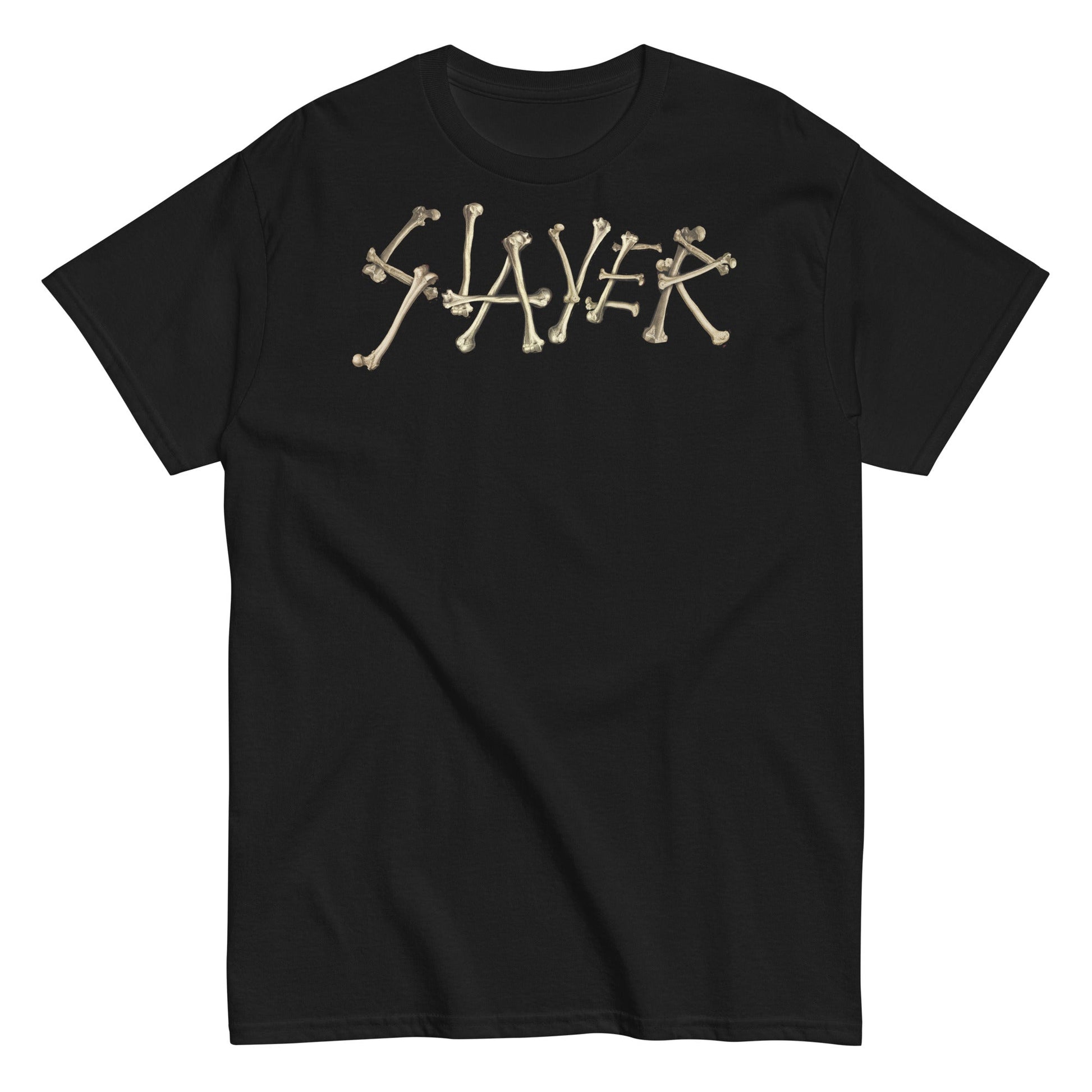 MerchMoment Slayer - Bone Logo T-Shirt [Apparel] Black