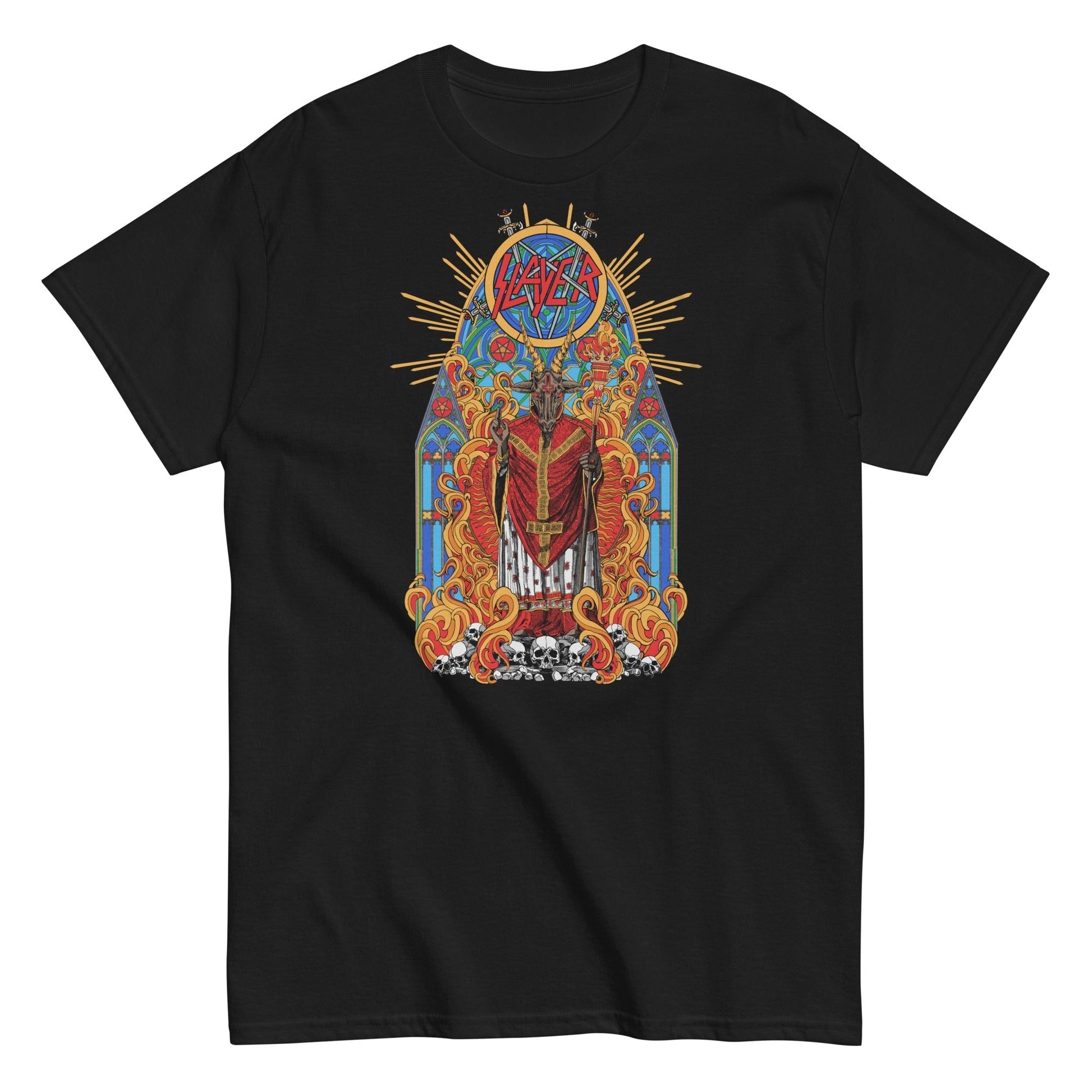 MERCHMOMENT Slayer - Chapel T-Shirt [Apparel] - Rock Band Apparel