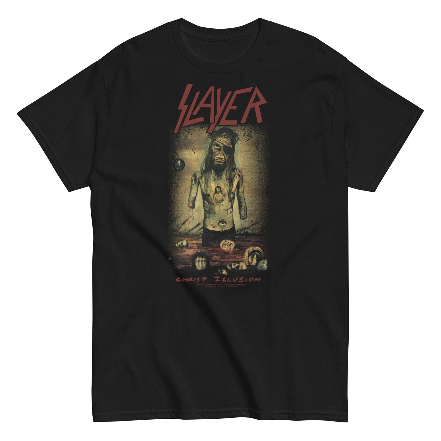 MerchMoment Slayer - Christ Illusion T-Shirt [Apparel] Black