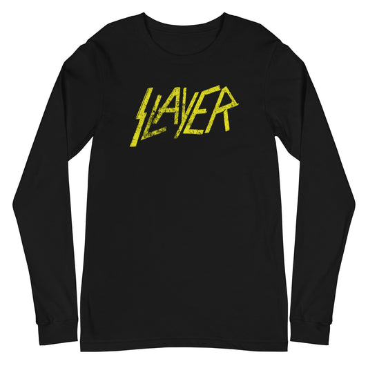 MERCHMOMENT Slayer - Classic Logo Long Sleeve T-Shirt [Apparel] - Rock Band Apparel