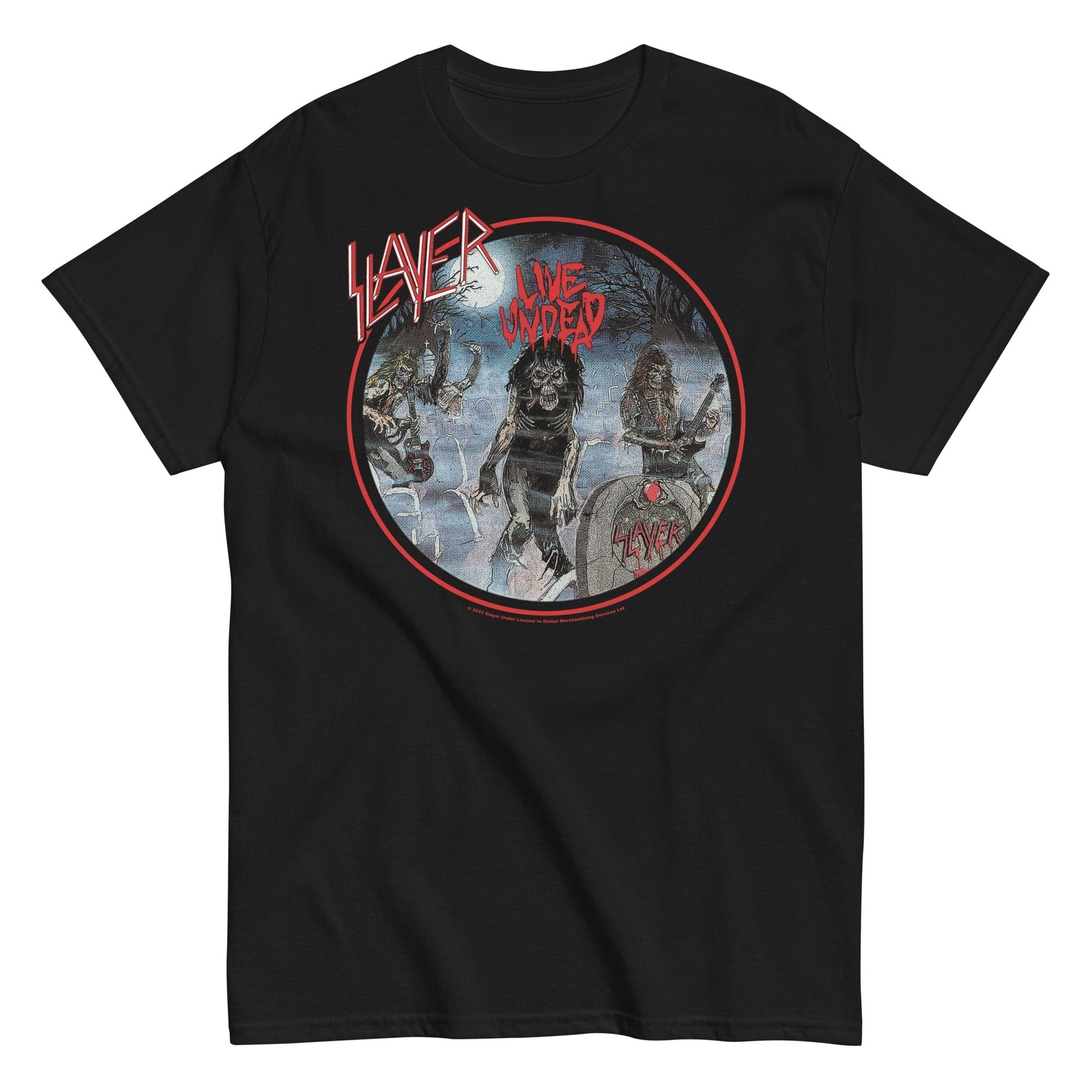 MerchMoment Slayer - Death Rock T-Shirt [Apparel] Black