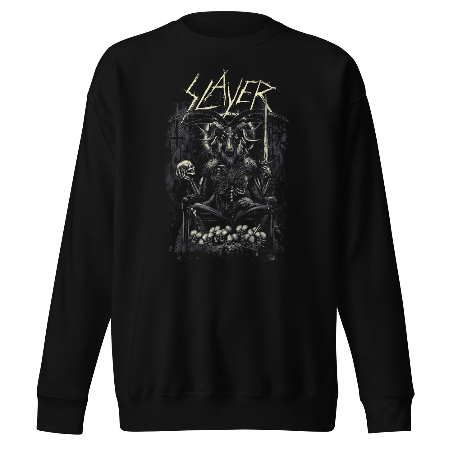 MERCHMOMENT Slayer - Demon Head Sweatshirt [Apparel] - Rock Band Apparel