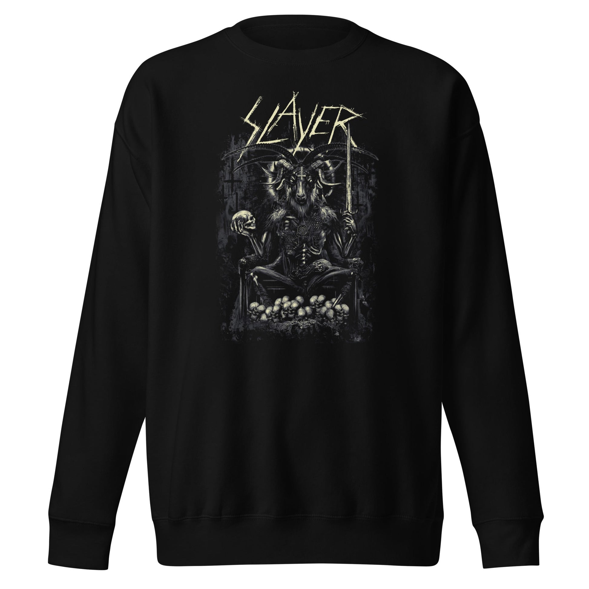 MERCHMOMENT Slayer - Demon Head Sweatshirt [Apparel] - Rock Band Apparel